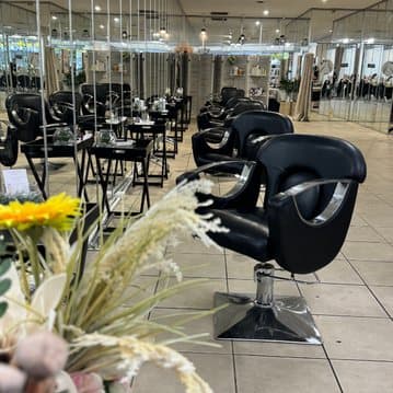 The styling floor at My Place Hair & Beauty